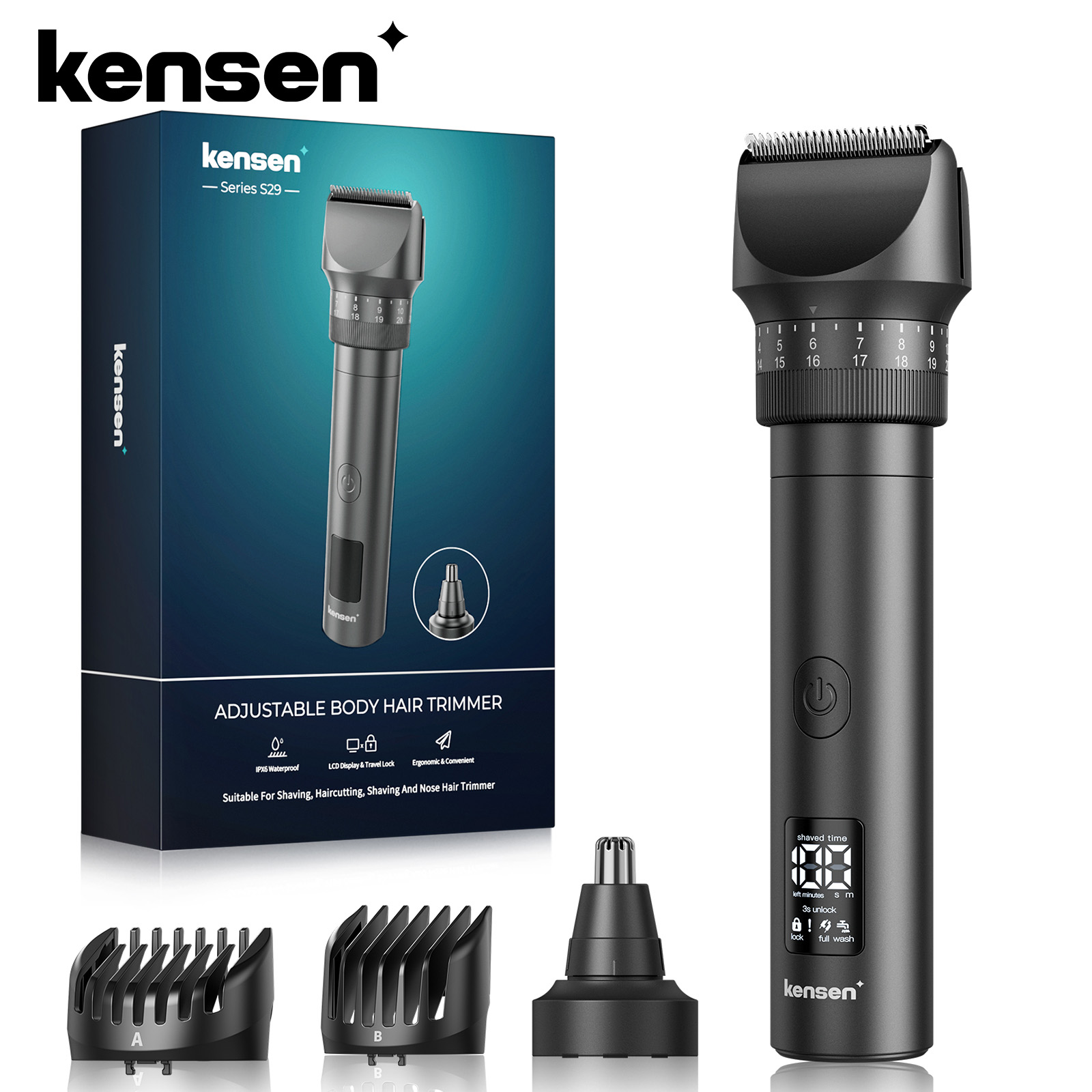 Men'S Grooming Razor - Kensen S29 남성용 헤어 트리머 2