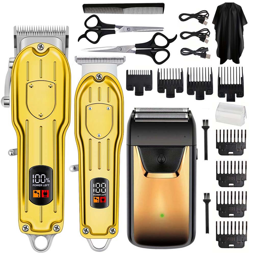 Men'S Grooming Products - LCD 디스플레이가 있는 전문가용 헤어 클리퍼
