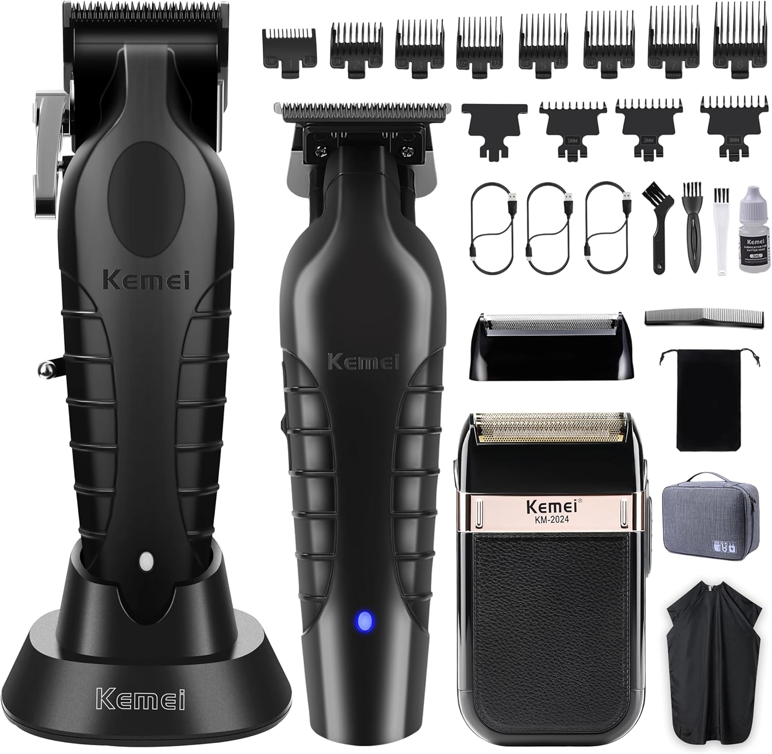 Men'S Grooming Guide - 전문가용 헤어 클리퍼 세트, 남성용 무선