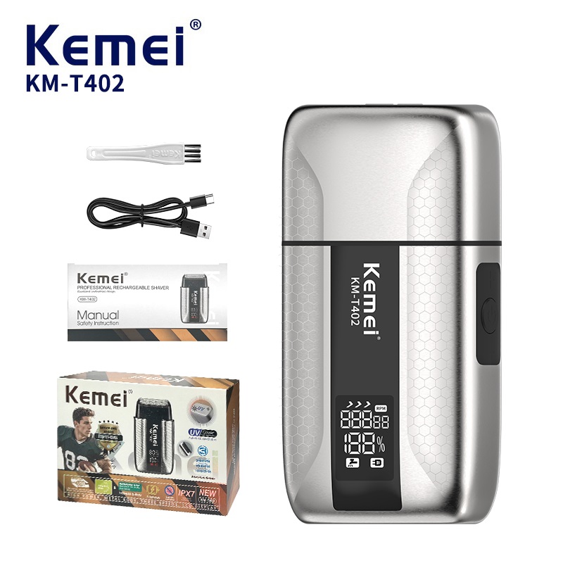 Men'S Grooming Razor - 케메이 T402 프로페셔널 바버 포일 쉐이버