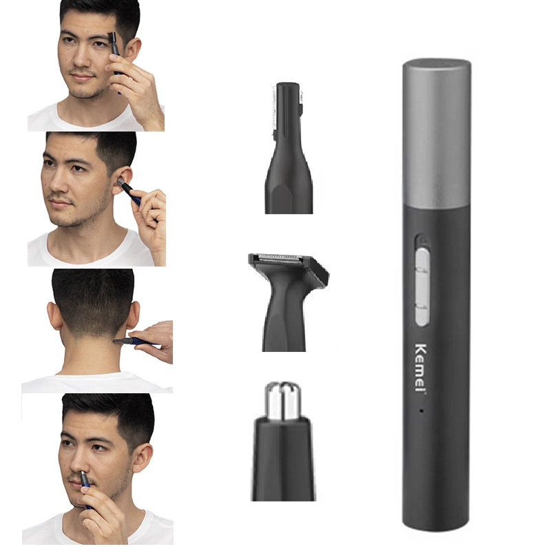 Men'S Grooming Products - 케메이 프로 충전식 코털 트리머 펜