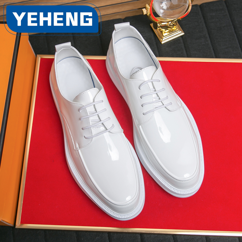 Men'S Grooming Oxford - 화이트 클래식 오피스 남자 신발 웨딩