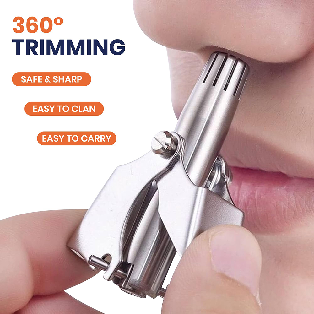 Men'S Grooming Nose And Ear - 휴대용 스테인레스 스틸 수동 코 귀