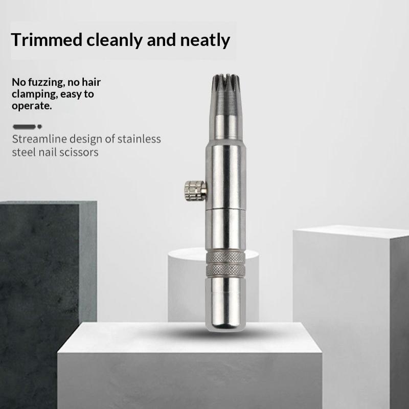 Men'S Grooming Hair Removal - 수동 미니 코털/귀털 제모기 스테인리스 스틸