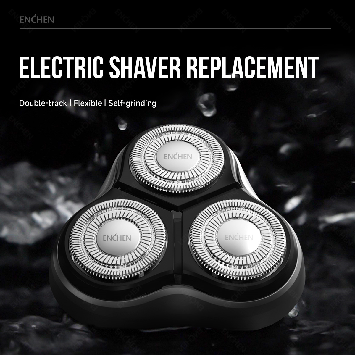 Electric Shaver Rotary - ENCHEN 블랙스톤 교체용 전기 면도기 헤드