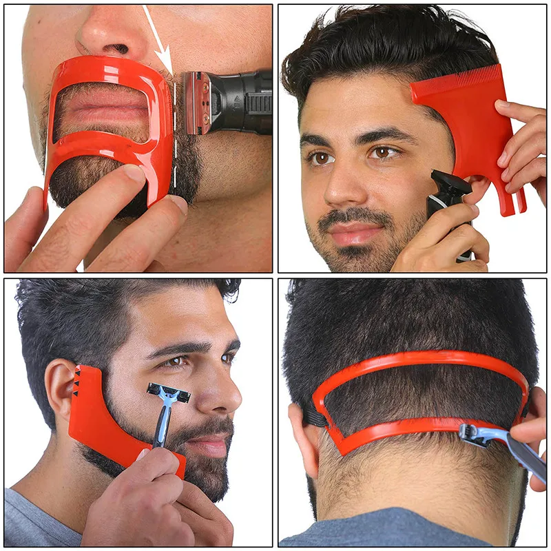 2/4Pcs 남자의 수염 빗 헤어 트리머 플라스틱 남자 - Men'S Grooming Salon 리뷰 및 가격