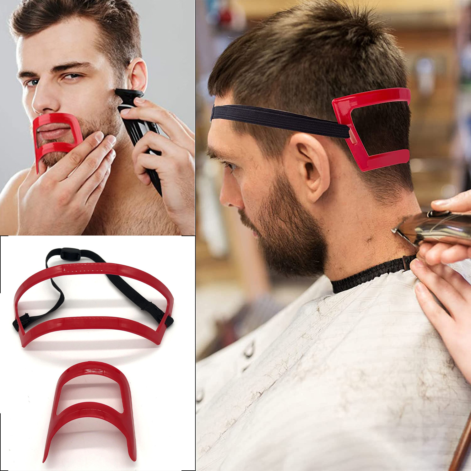 2/4Pcs 남자의 수염 빗 헤어 트리머 플라스틱 남자 - Men'S Grooming Salon 리뷰 및 가격