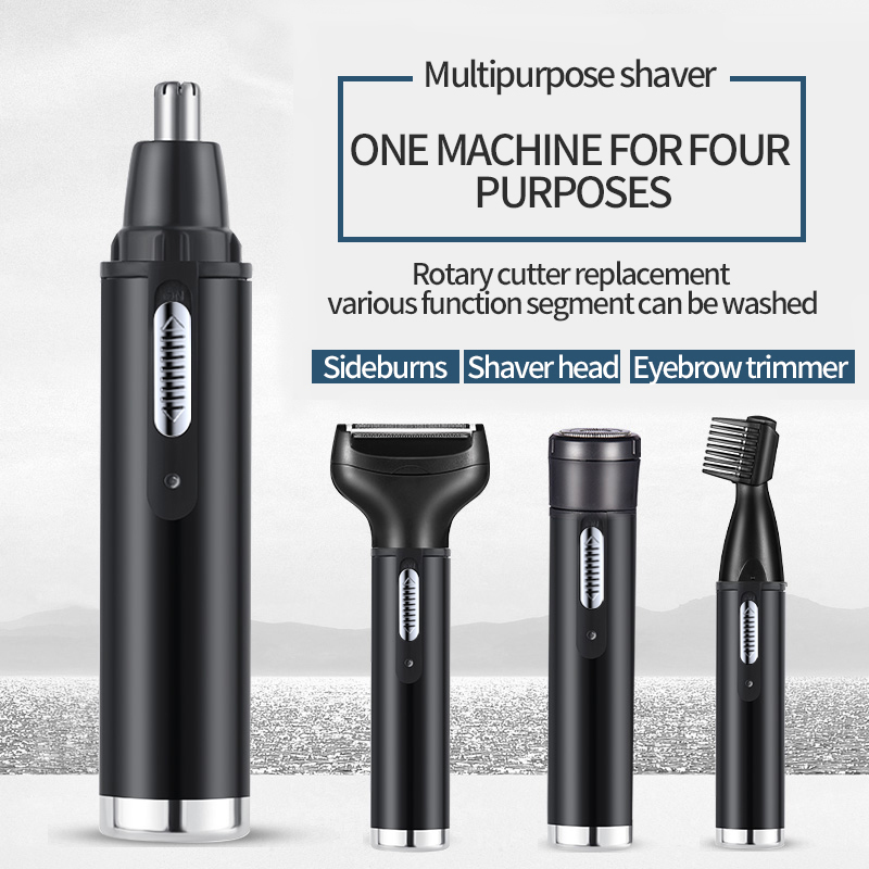 남성용 무통증 충전식 눈썹/귀/코털/수염 트리머 4 i - Electric Shaver Rotary 리뷰 및 가격