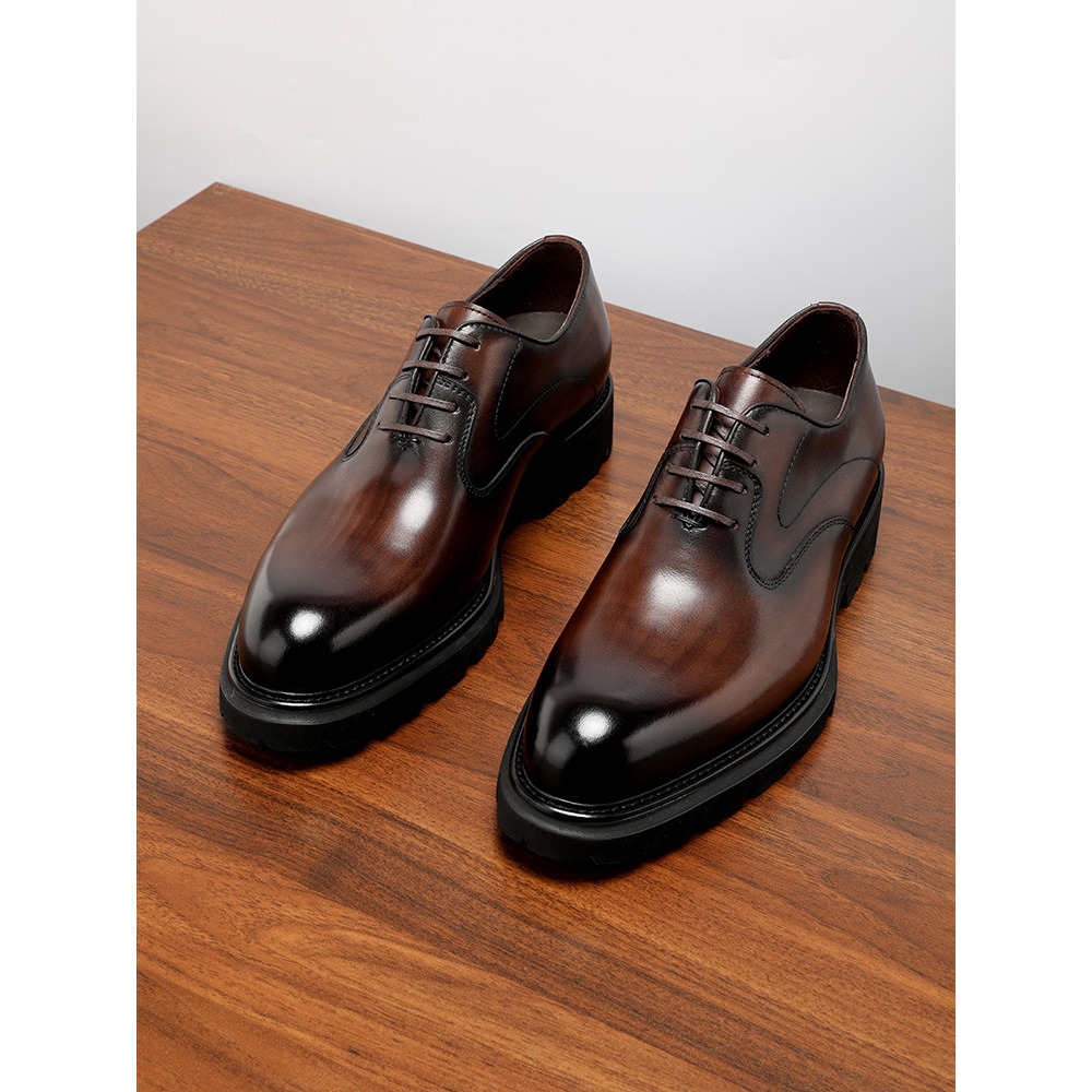 새로운 수제 남성 정장 비즈니스 가죽 신발 정품 송아지 - Men'S Grooming Oxford 리뷰 및 가격