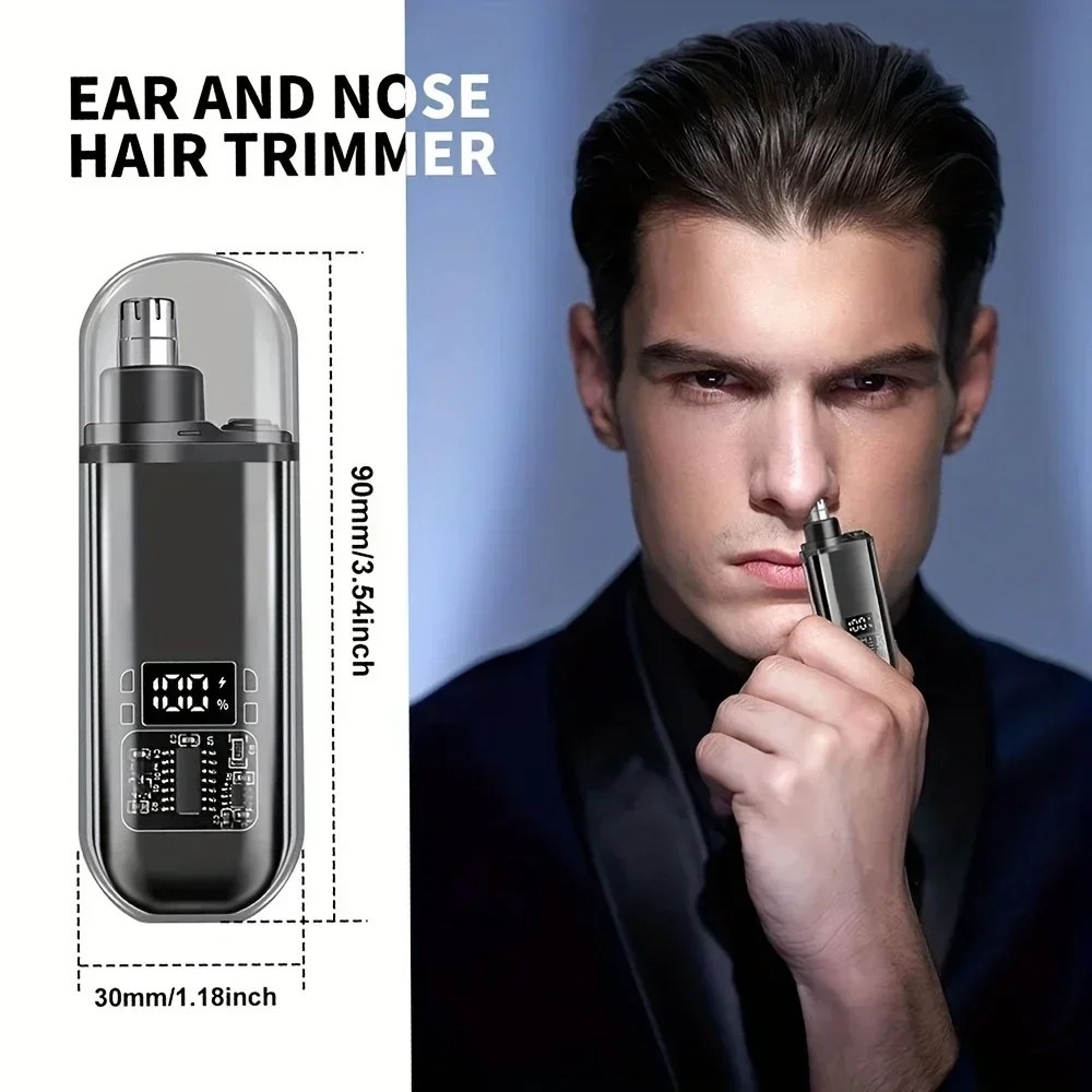 전기 미니 코/귀털 트리머, 컴팩트 휴대용 USB C  - Men'S Grooming Hair Removal 리뷰 및 가격