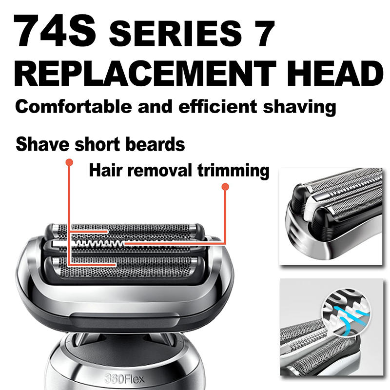 2팩 74S 시리즈 7 전기 면도기 교체 헤드 브라운  - Electric Shaver Rotary 리뷰 및 가격