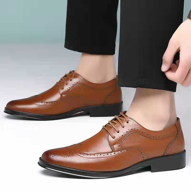 새로운 여름 남성 브로그 옥스포드 조각 장식 정장 구두 - Men'S Grooming Oxford 리뷰 및 가격