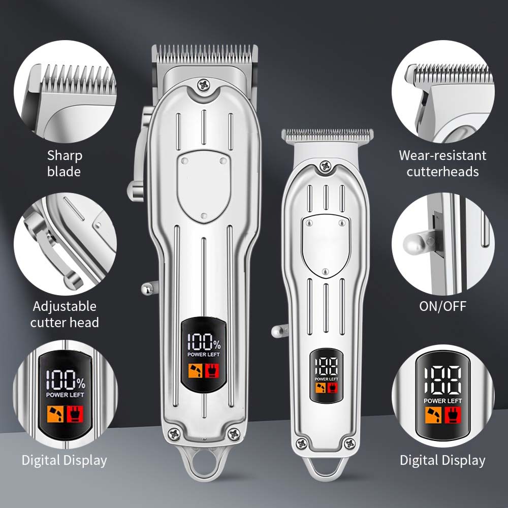 LCD 디스플레이가 있는 전문가용 헤어 클리퍼 세트,  - Men'S Grooming Products 리뷰 및 가격