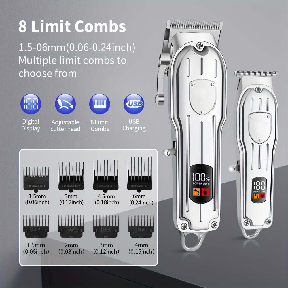 LCD 디스플레이가 있는 전문가용 헤어 클리퍼 세트,  - Men'S Grooming Products 리뷰 및 가격