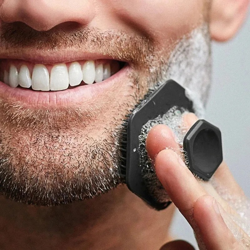 1 실리콘 얼굴 클렌징 브러시 스크러버 실리콘 미니어처 - Men'S Beard Grooming 리뷰 및 가격
