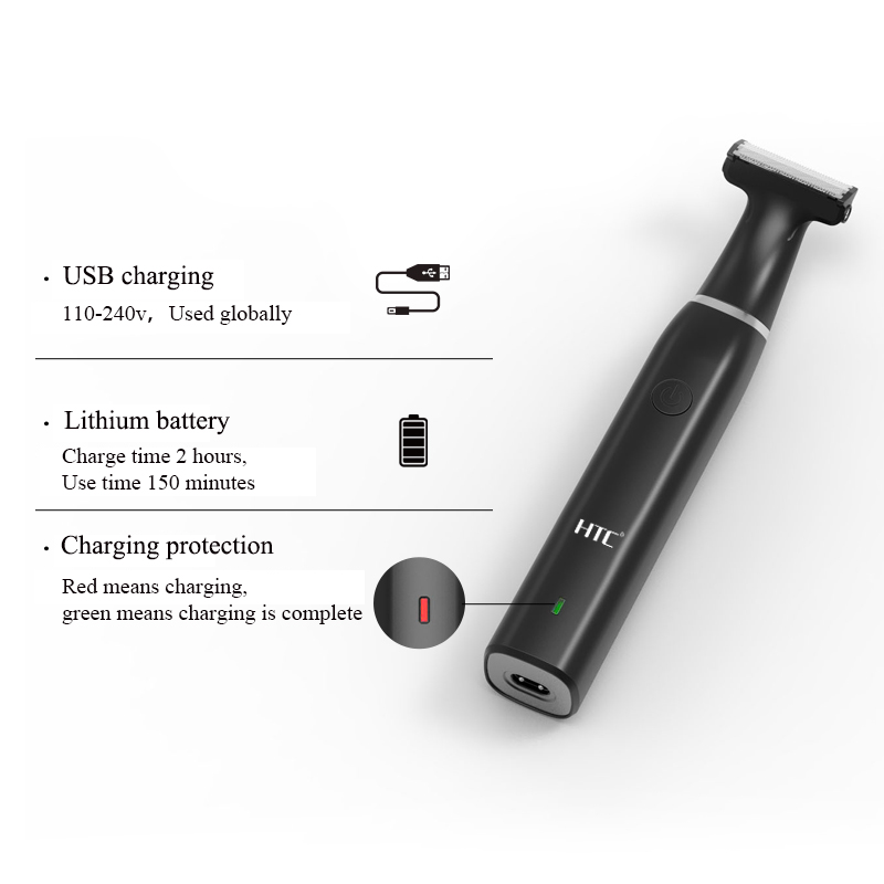 HTC 남성용 전기 사타구니 헤어 트리머 음모 헤어 트 - Men'S Grooming Razor 리뷰 및 가격
