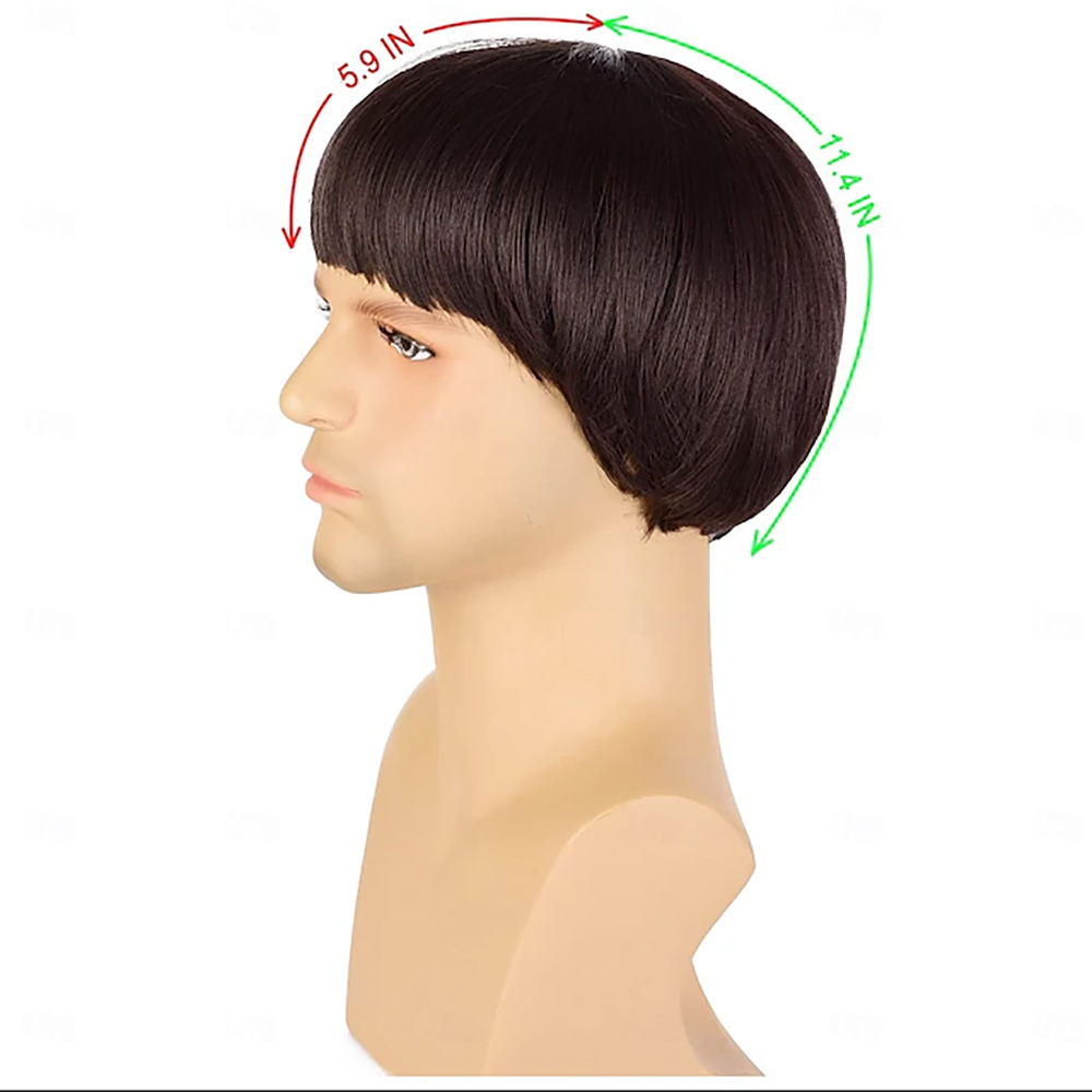 남성용 합성 헤어 짧은 버섯 모양 가발 60년대 볼컷  - Men'S Grooming Salon 리뷰 및 가격