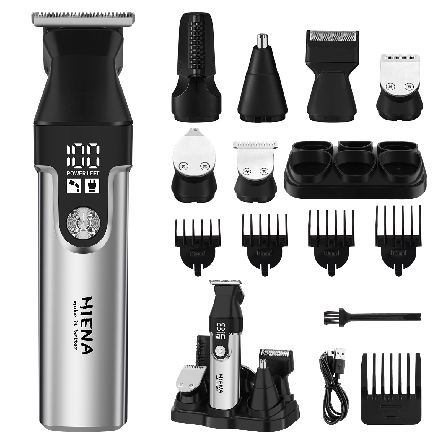 HIENA 프로페셔널 다기능 헤어 클리퍼 세트, R형  - Men'S Grooming Guide 리뷰 및 가격