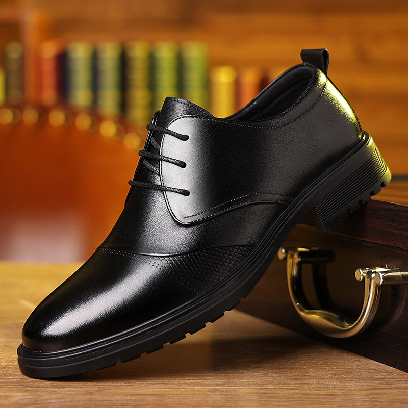 남성용 블랙 천연 가죽 텍스처드 레이스업 청키 솔 옥스 - Men'S Grooming Oxford 리뷰 및 가격