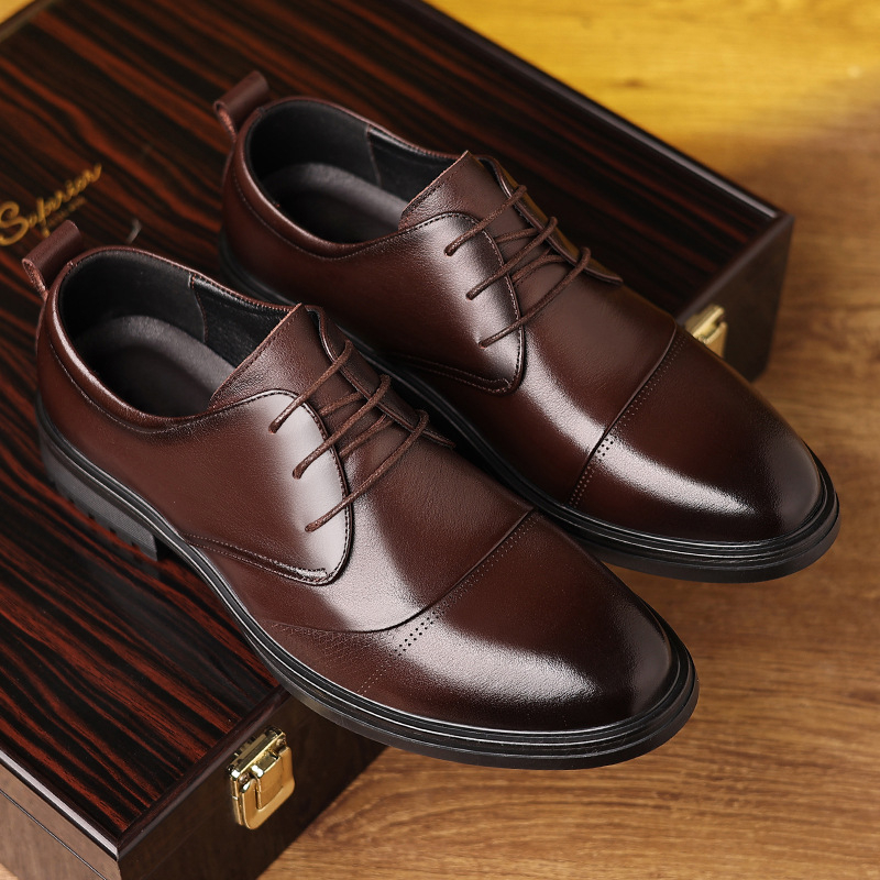 남성용 블랙 천연 가죽 텍스처드 레이스업 청키 솔 옥스 - Men'S Grooming Oxford 리뷰 및 가격