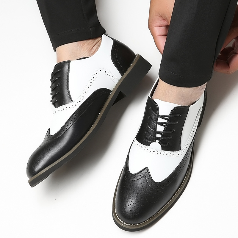 남성용 진짜 가죽 패션 신랑 웨딩 슈즈, 럭셔리 이탈리 - Men'S Grooming Oxford 리뷰 및 가격
